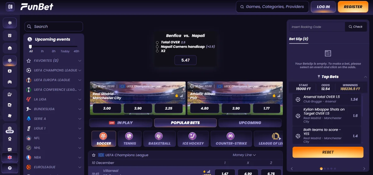 funbet casino online